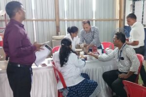 Community Camp at Rustomjee Constuction Site in Thane in Association Mumbai Mobile Cretche
