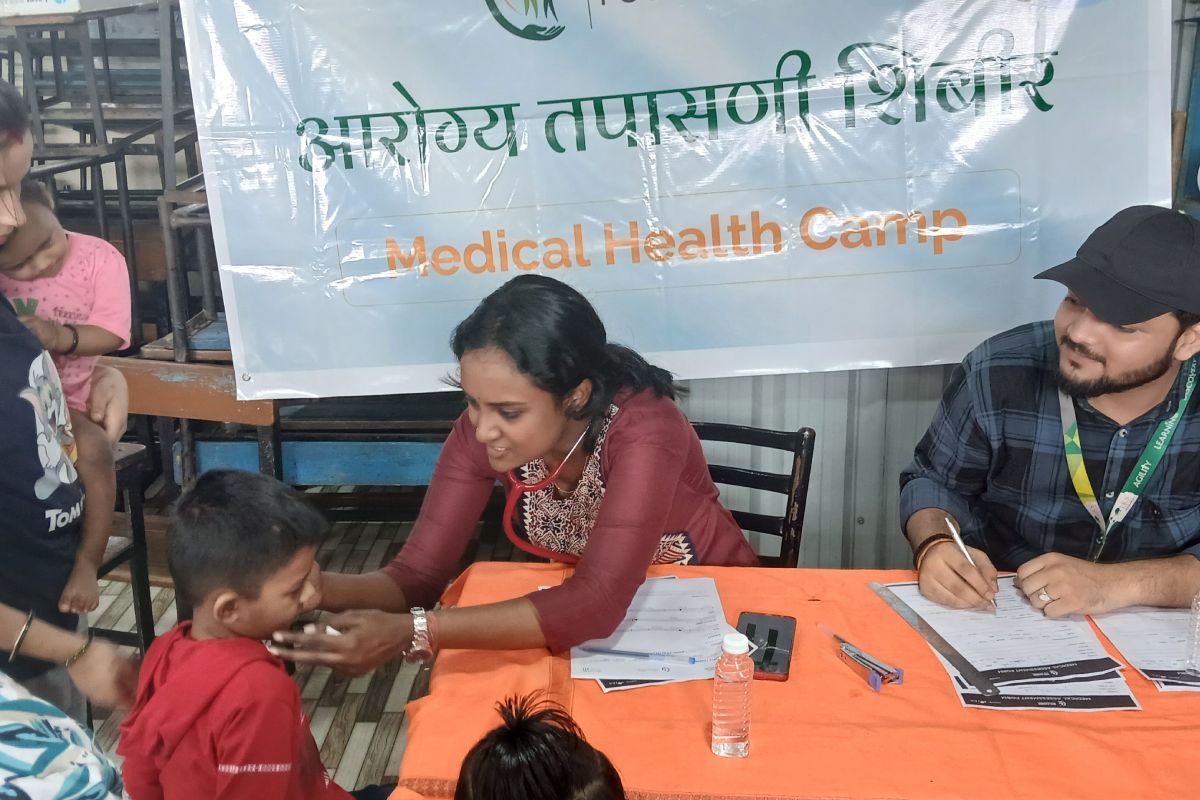 Community Camp at Vidyadeep School Koparkhairane