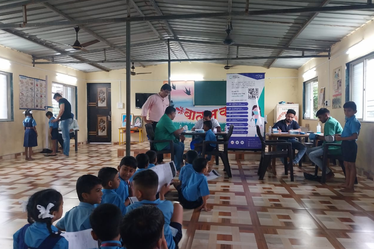 Anemia Detection Camp at ZP School Saralgaon and Vadawali