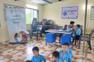 Anemia Detection Camp at ZP School Saralgaon and Vadawali