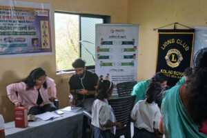 Community Camp at Village Khamb in Association with Lions Club Kolad