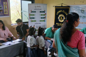 Community Camp at Village Khamb in Association with Lions Club Kolad