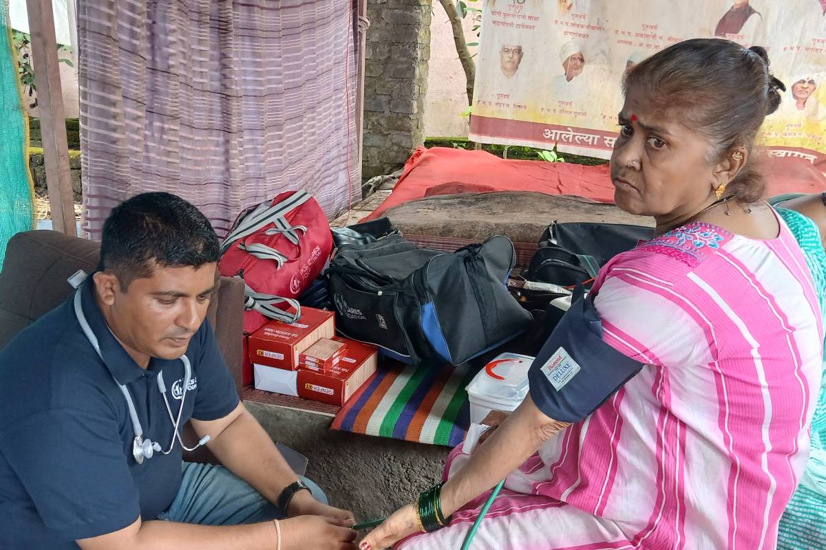 Community Camp at Khadawali Taluka Kalyan