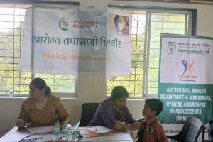 Anemia Detection Camp at Sanjay Gandhi Smarak Highschool