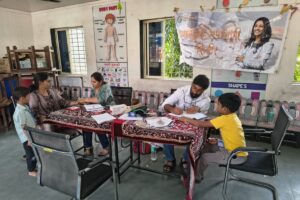 Community Camp at Dnyandeep Seva Mandal Primary School Karave