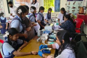 Community Camp at Dnyandeep Seva Mandal Primary School Karave