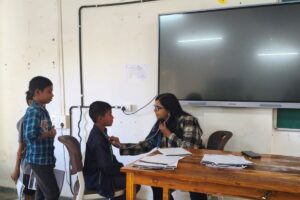 Anemia Detection camp at Maveshi Education Hub Maveshi Rajur