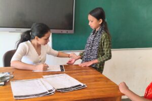 Anemia Detection camp at Maveshi Education Hub Maveshi Rajur