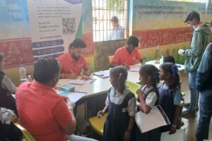 Anemia Detection Camp at Shaskiy Ashramshala Karegaon