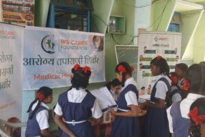 Anemia Detection Camp at Ambikabai Dharmaji Jadhav Kanya Vidyalay Vajreshwari