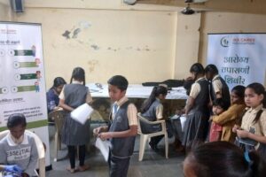 Anemia Detection Camp at ST John English Medium School Kudus