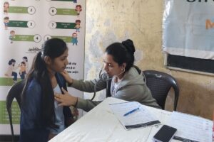 Anemia Detection Camp at Vajreshwari New English School