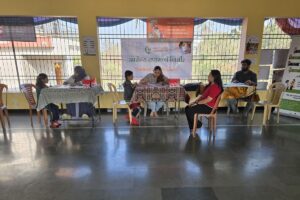 Anemia Detection Camp at Vivekanand Junior College