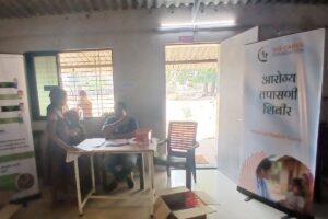 Anemia Detection Camp at G A Patil Vidyalay Sagaon and V A Patil Vidyalay Dighashi