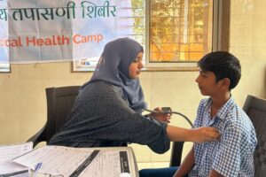 Anemia Detection Camp at Govt Ashramshala Susarwadi Taluka Shahapur in Association with Helo Health