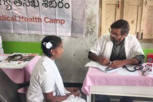 Anemia Detection Camp at KGBV Jagdevpur in Association with Healing Fields