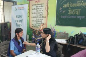 Anemia Detection Camp at RZP School Asudgaon Panvel