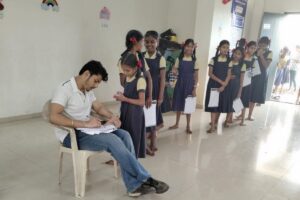 Anemia Detection Camp at Renuka Vidyalay Zidake in Association with Helo Health