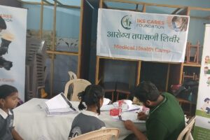 Anemia Detection Camp at Sanskardham Vidyalay Birwadi Mahad in Association with Samhita