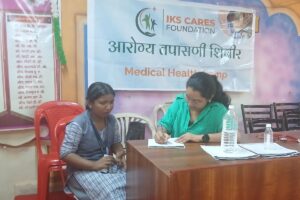 Anemia Detection Camp at Shah Chandulal Sarupachand Vidyalay Kinvhali