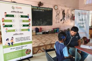 Anemia Detection Camp at Shaskiy Madhyamim Ashramschool Budhavali Gunj