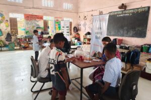 Anemia Detection Camp at Shaskiy Madhyamim Ashramschool Budhavali Gunj