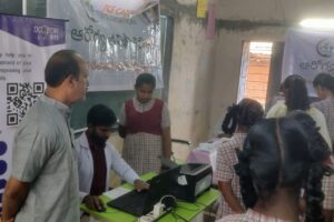 Anemia Detection Camp at ZPHS Munigadapa in Association with Healing Fields Foundation