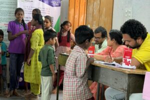 Anemia Detection Camp at ZPHS and Primary School Itikiyal