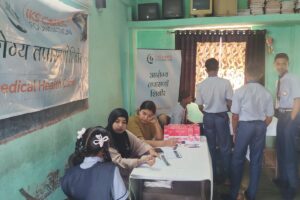 Anemia Detection Camp at Modern English Medium School Murbad