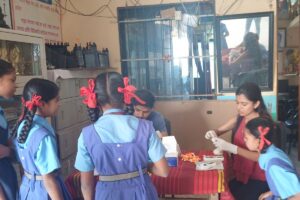 Anemia Detection Camp at ZP School Korawale