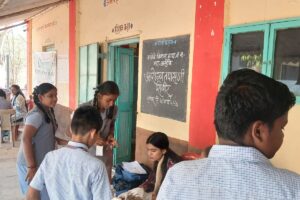 Anemia Detection Camp at ZP School Korawale
