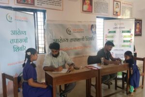 Anemia Detection Camp at ZP School No 2 Murbad