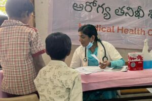 Anemia Detection Camp at ZPHS Jagdevpur Hyderabad