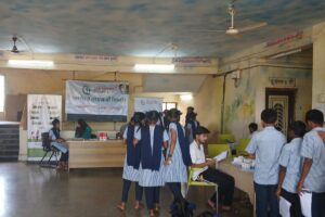 Anemia Detection Camp at Ashramshala Pendharghol