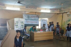 Anemia Detection Camp at Ashramshala Pendharghol