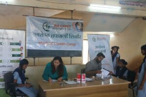 Anemia Detection Camp at Ashramshala Pendharghol