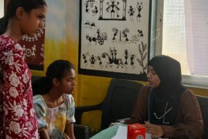 Anemia Detection Camp at Kishori Vikas Varg Farde Dhasai