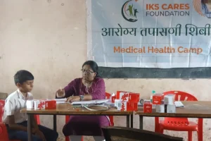 Anemia detection camp at Dilip vinayak dharmadhikari vidyalay Khardi