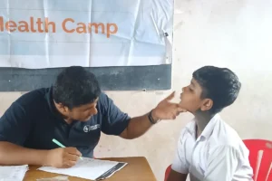 Anemia detection camp at Dilip vinayak dharmadhikari vidyalay Khardi