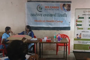 Anemia detection camp at Dilip Vinayak Dharmadhikari Vidyalay Khardi