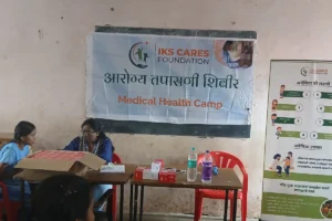Anemia detection camp at Dilip Vinayak Dharmadhikari Vidyalay Khardi