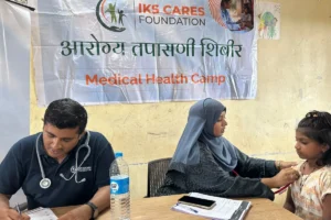 Anemia detection camp at Anudanit Ashramshala Zapwadi Taluka Murbad