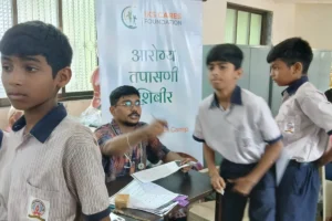 Anemia detection camp at C D Deshmukh Vidyalay Roha