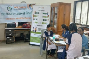 Anemia detection camp at C D Deshmukh Vidyalay Roha