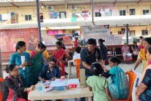 Community camp at Suryanagar Vitawa Thane in association with Suryoday Foundation