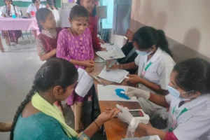 Anemia Detection Camp at ZPHS Wadiyaram