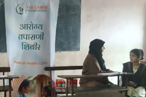 Anemia detection camp at Dilip Vinayak Dharmadhikari Vidyalay Khardi