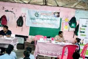 Anemia detection camp at Govt Ashramshala Government Ashramshala Primary School Dolavali Mankiwali Raigad