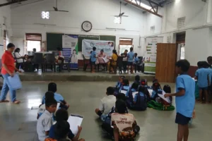 Anemia detection camp at Govt Ashramshala Anudanit ashramshala Chive Sudhagad