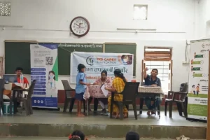 Anemia detection camp at Govt Ashramshala Anudanit ashramshala Chive Sudhagad